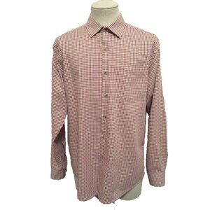 VIYELLA Heritage Long Sleeve Shirt Mens XL Check Plaid 90% Cotton 10% Wool